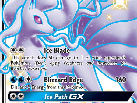 Alolan Ninetales GX (SV53 SV94) [Sun & Moon: Hidden Fates - Shiny Vault] Hot on Sale