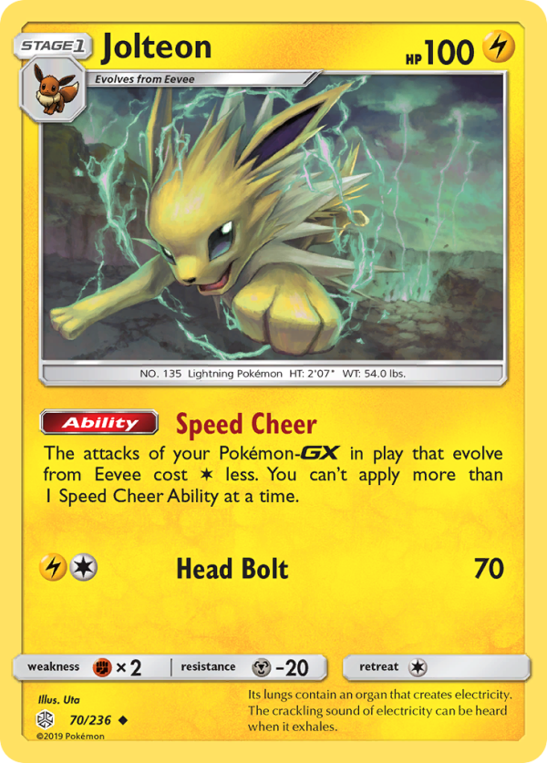 Jolteon (70 236) [Sun & Moon: Cosmic Eclipse] Online